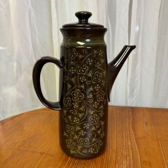 Vintage Franciscan Madeira Pottery/Earthenware Coffee Pot Pitcher - Picture 1 of 10